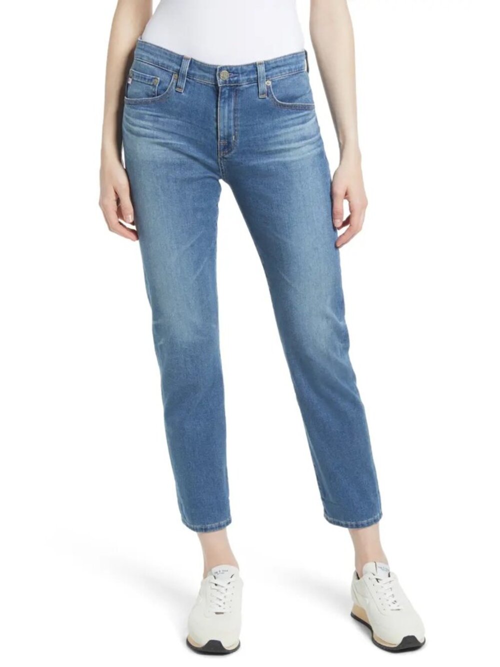NWT New Adriano Goldschmied Ex-Boyfriend Slim Slouchy Cloud Soft Jeans Size 23